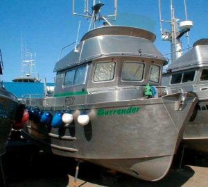 A picture of the Niver family boat, Surrender.